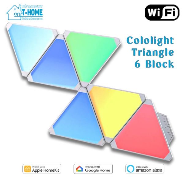 THome - Đèn led thông minh Wifi Cololight Triangle 6 khối