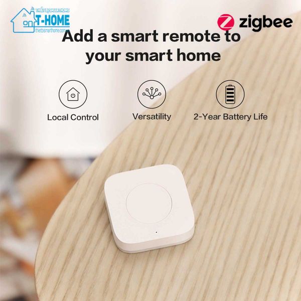THome - THome - Nút bấm ngữ cảnh Aqara Mini switch T1 - Zigbee 3.0 3