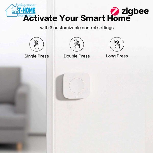 THome - THome - Nút bấm ngữ cảnh Aqara Mini switch T1 - Zigbee 3.0 4