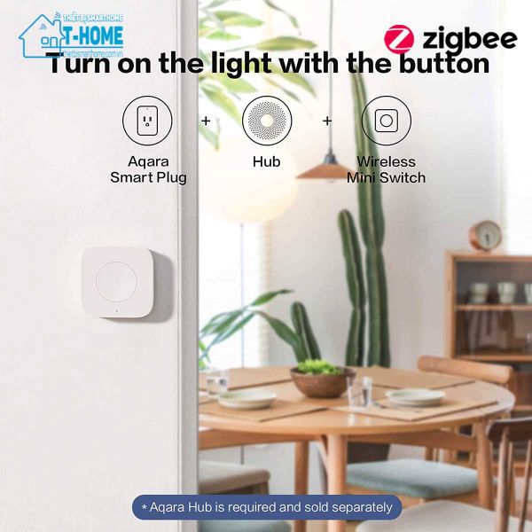 THome - THome - Nút bấm ngữ cảnh Aqara Mini switch T1 - Zigbee 3.0 5