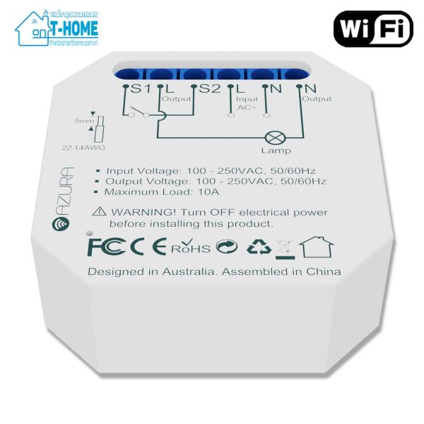 Thiết Bị Smarthome - Module công tắc Wifi 2 nút