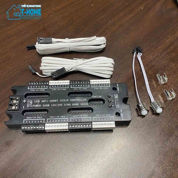 THome - Bộ điều khiển đèn cầu thang thông minh, cảm biến bước chân 12V 24V 3